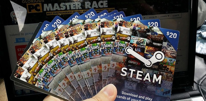خرید گیفت کارت استیم Steam  و شارژ  استیم والت Steam Wallet | آسان کارت