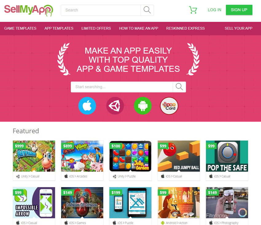 خرید و فروش کد اپلیکیشن و بازی در SellMyApp | آسان کارت